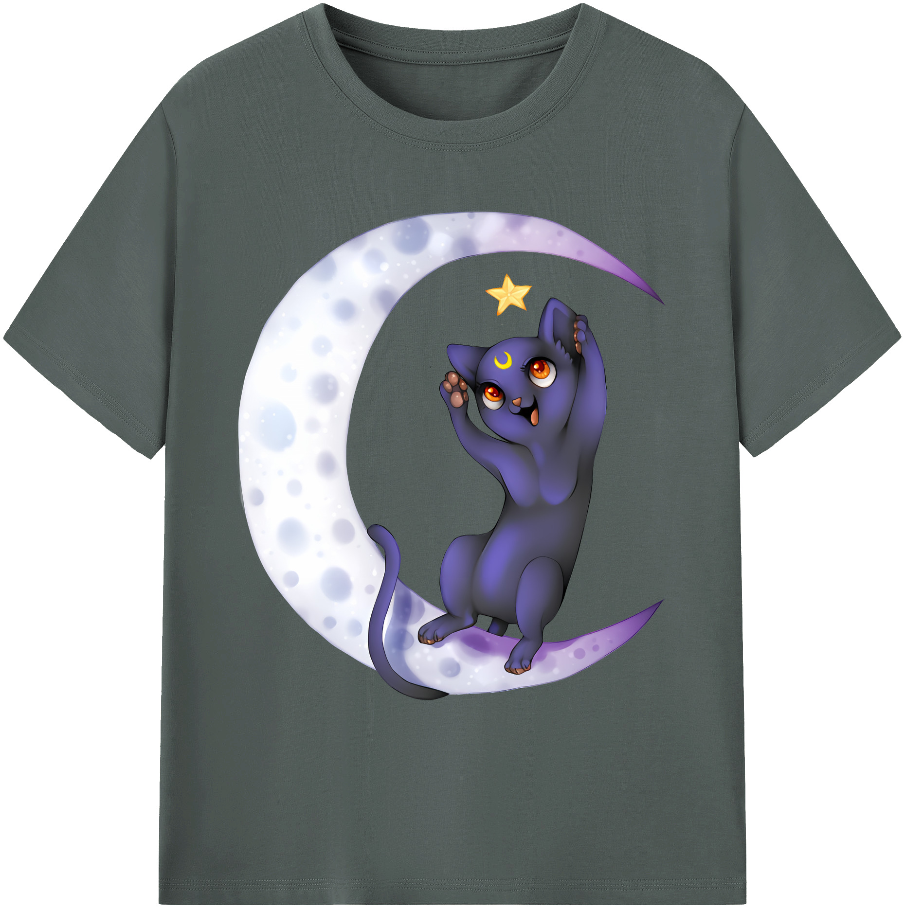 （画像用） 美少女戦士セーラームーン Sailor Moon 綿100％ メンズ半袖Tシャツ｜肌触りやわらか＆通気性